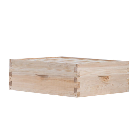 MayBee Hives 8/10-Frame Medium Super Beehive Body with Frames for Beekeeping Includes Pine Wood Frame, BeesWaxed Foundation Sheets(NO LOGO)