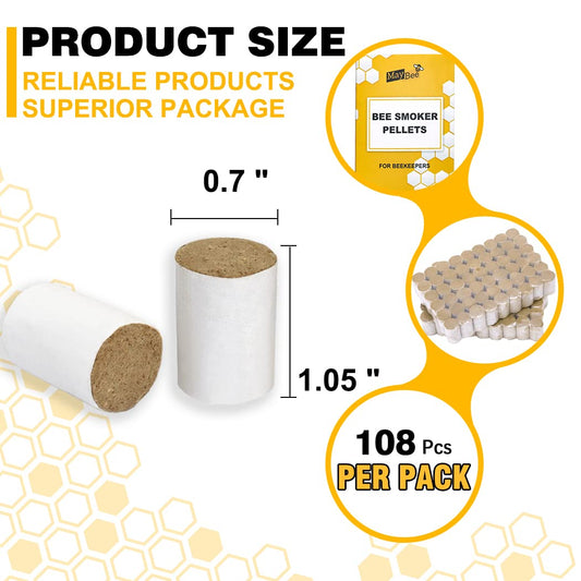 bee smoker pellets dimension