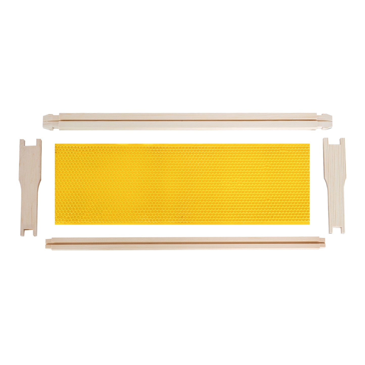 MayBee Hives 10-Frame Complete Bee Hives and Supplies Starter Kit：2 Deep Box Bee Hive and 1 Beehive Medium Super Boxes ,with Beehive Frames and Waxed Foundations