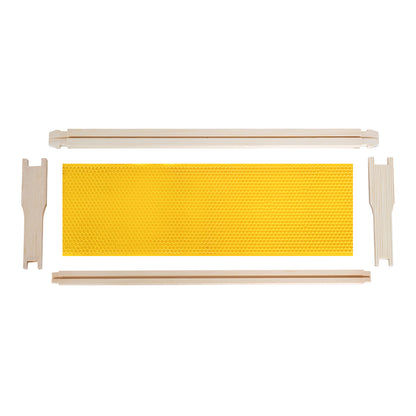 MayBee Hives 10-Frame Complete Bee Hives and Supplies Starter Kit：2 Deep Box Bee Hive and 1 Beehive Medium Super Boxes ,with Beehive Frames and Waxed Foundations
