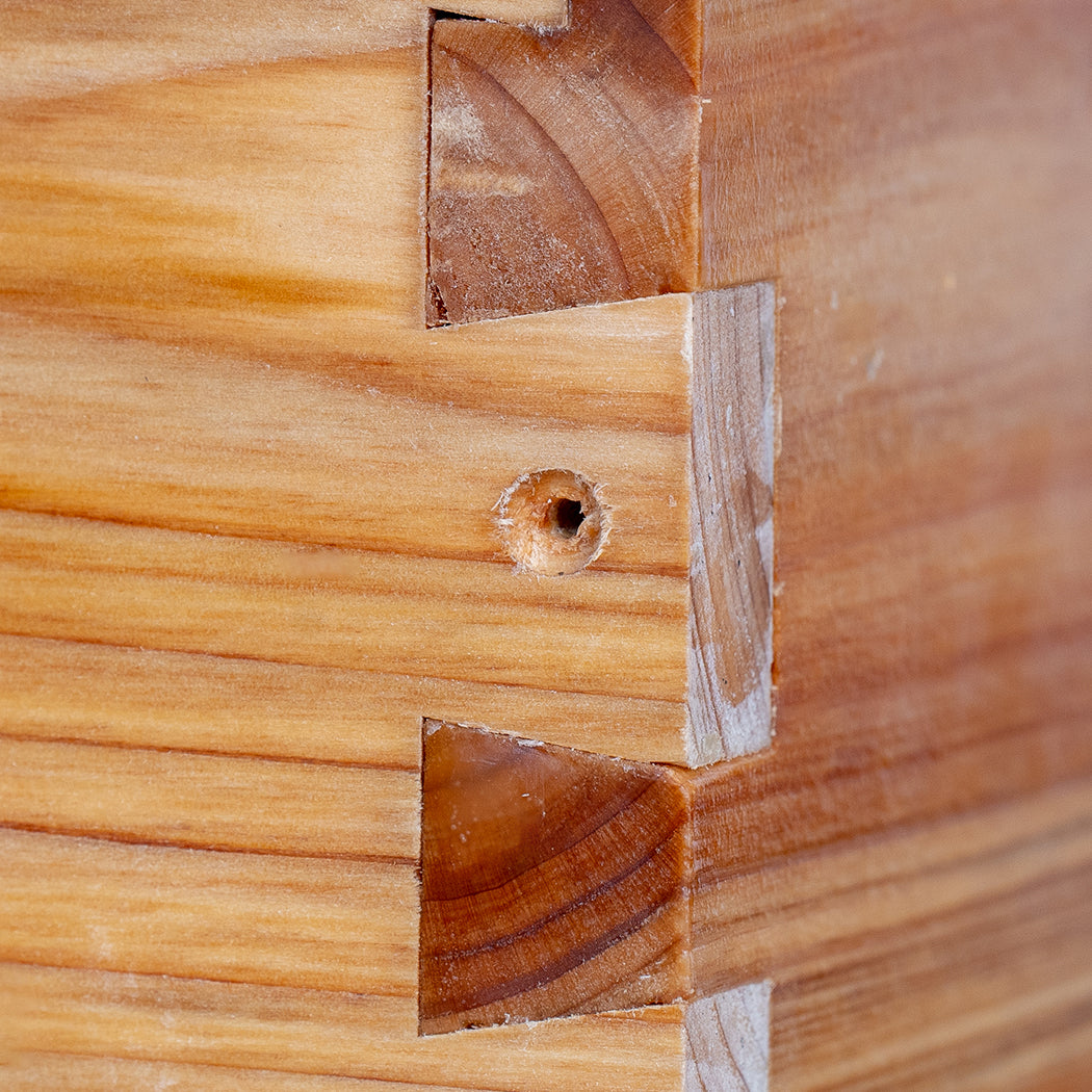 MayBee Hives 5 Frame Nuc Hive Wax-coated Bee Box (No Frame No Logo)
