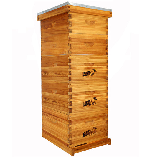 MayBee Hives 10 Frame 5 Layer Langstroth Beehive Kit