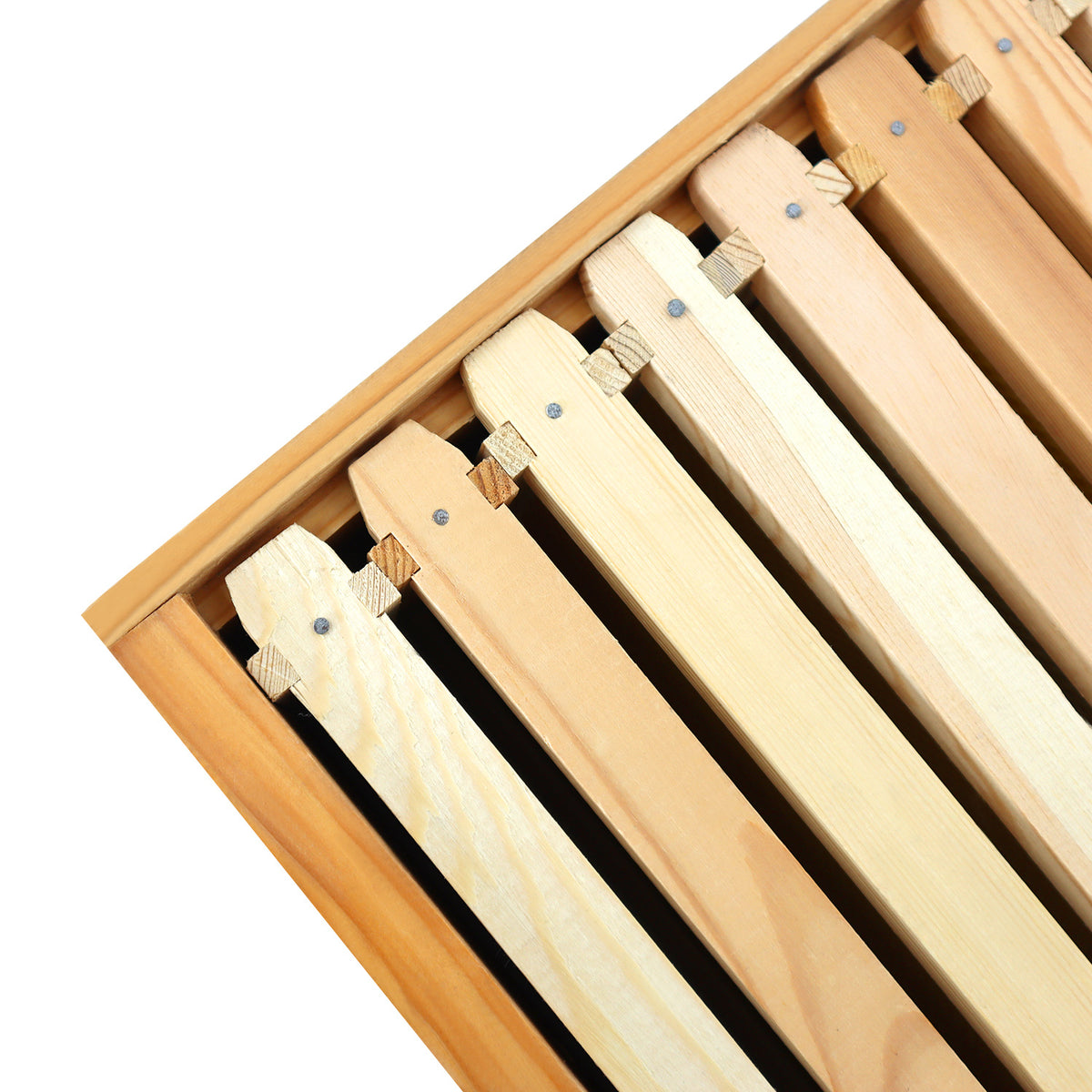 MayBee Hives 10 Frame 5 Layer Langstroth Beehive Kit, Dipped in 100% Beeswax, Complete Cedar Wood Beehive with 3 Deep Brood Boxes and 2 Medium Super Boxes, Wooden Frames and Beeswax-Coated Plastic Foundation