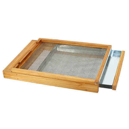 MayBee Hives Screened Bottom Board with Entrance Reducer, 100% Beeswax Coating, Premium Cedar Wood ,Perfect for Langstroth Hive 10 Frame